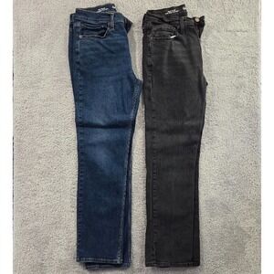 Goodfellow & Co Jeans Mens 32x32 Blue & Black Denim Cotton Straight Leg Lot of 2